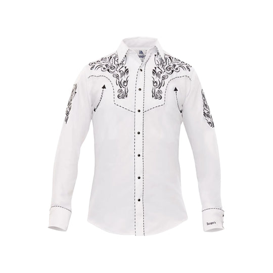 Vaqueros Western Shirt Embroidered Arrow Snap