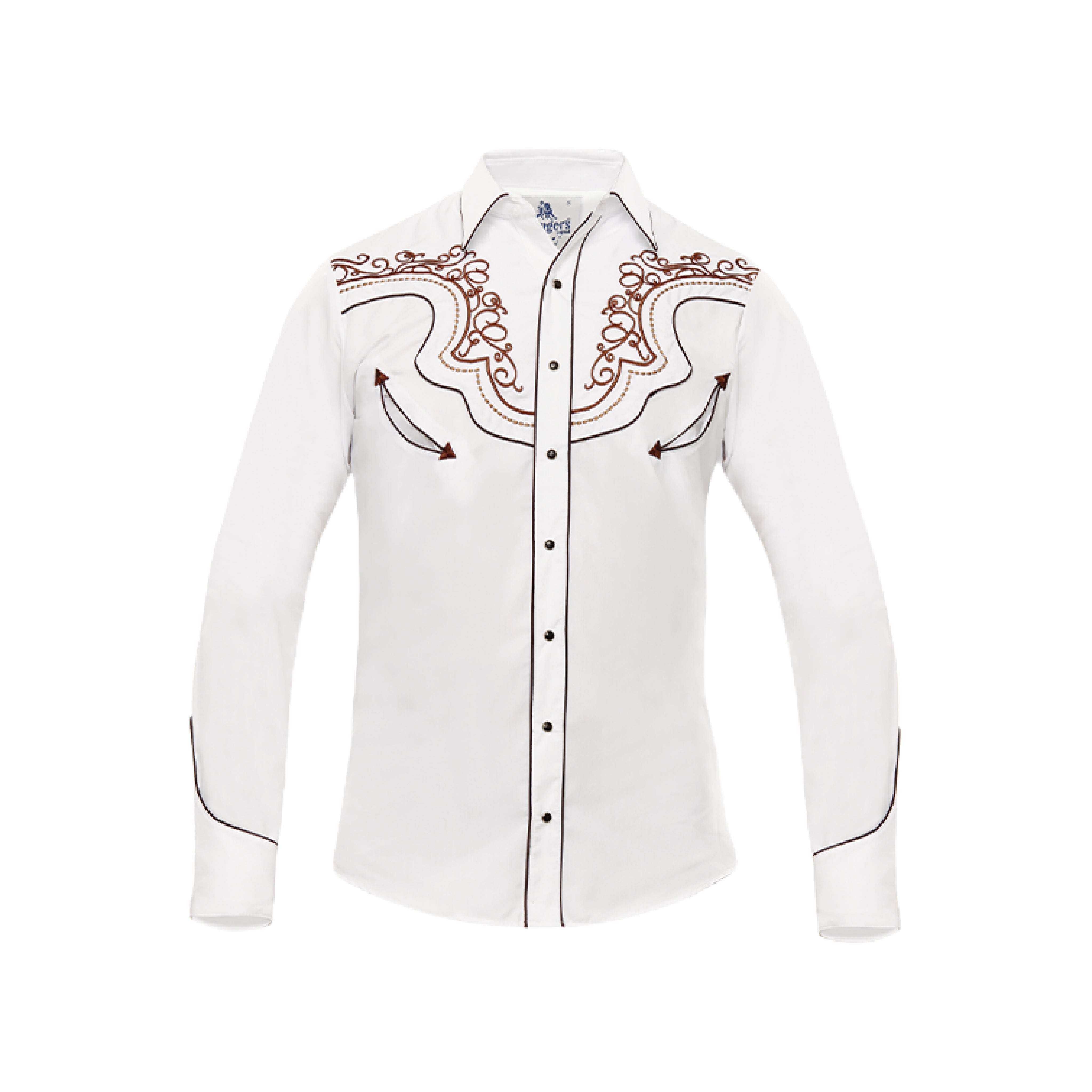 Vaqueros Western Shirt (Embroidered Arrow Snap #1)