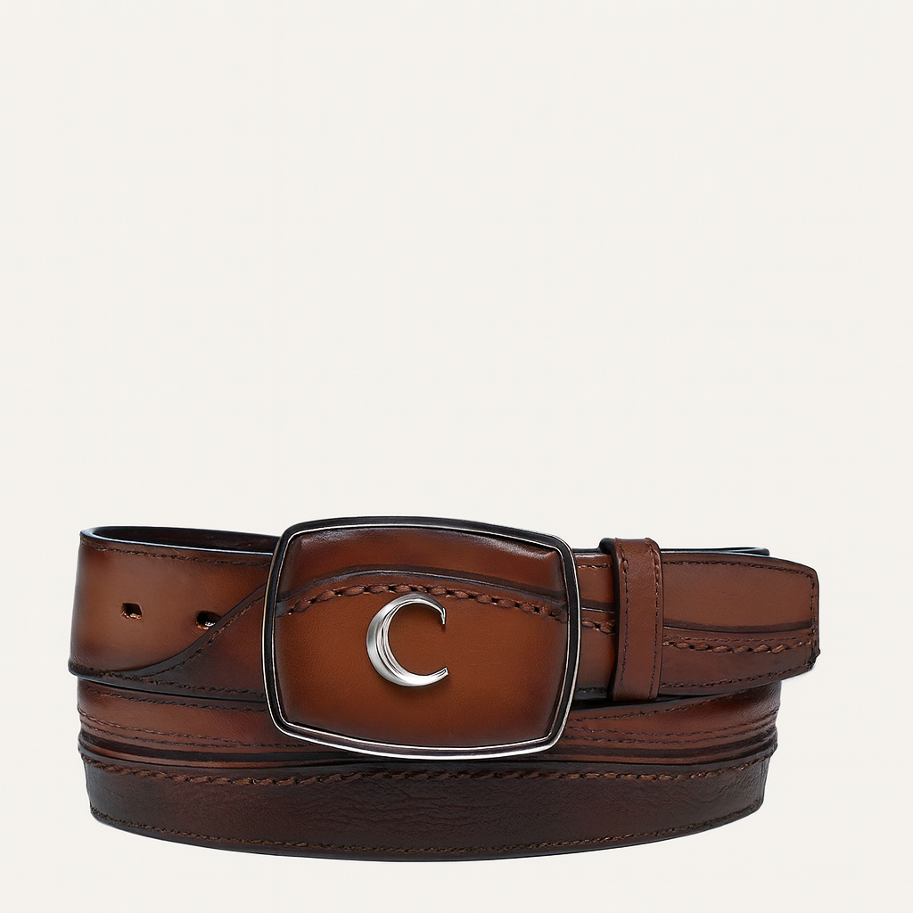 Cuadra Men’s  Belt Crafted from Genuine Deer Leather BC426