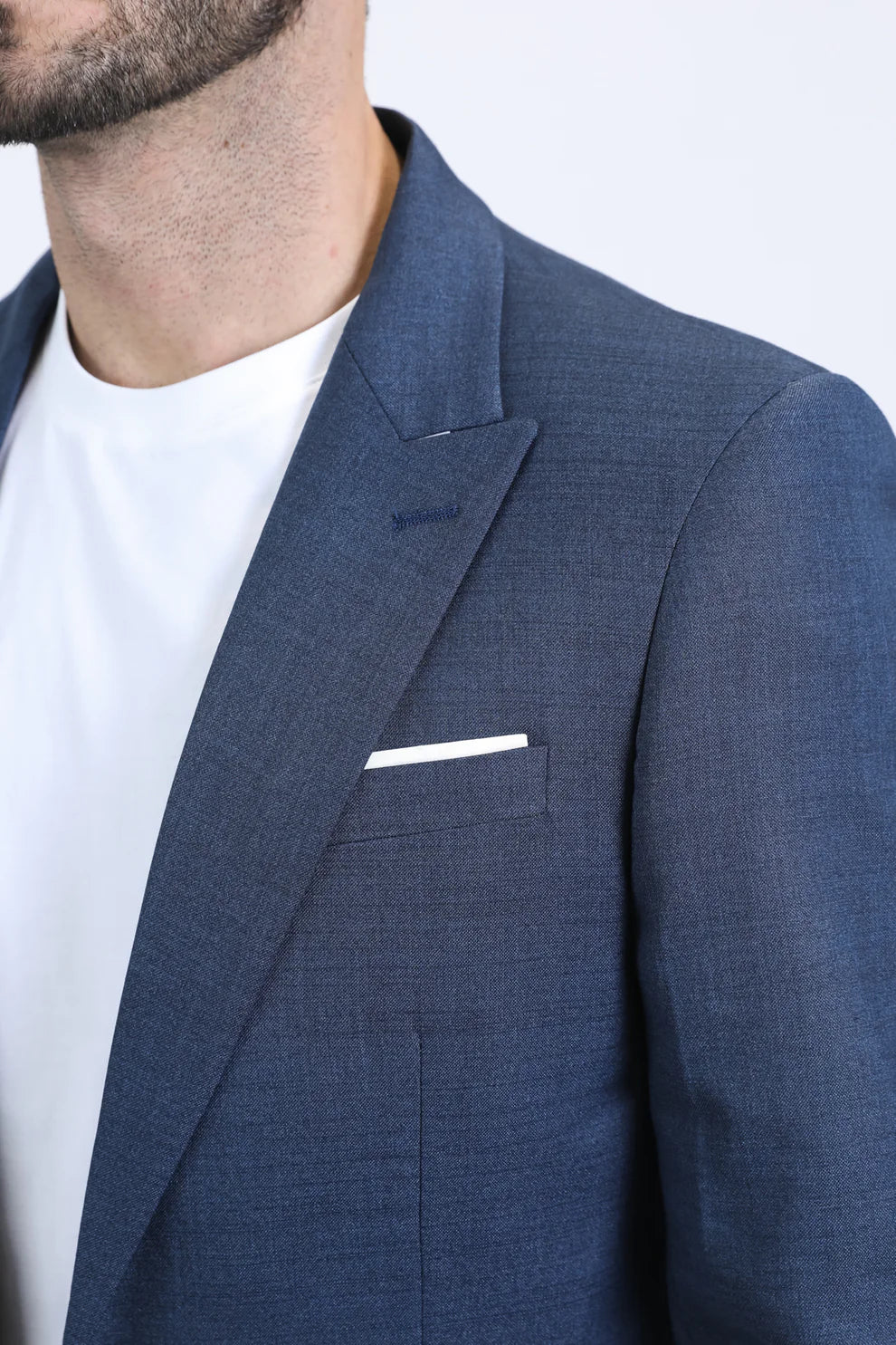 Mens Modern Fit Blue Blazer