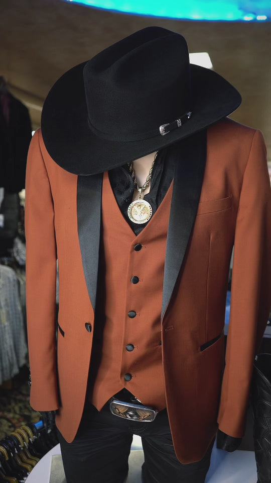 Sanchez Brothers Rust Copper 3-Piece Luxury Suit