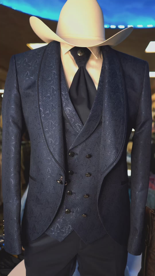 "El Príncipe Azul" – Royal 3-Piece Suit
